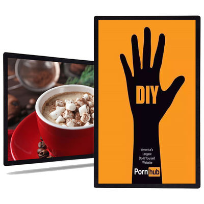 China 32 inch ultra slim enclosure designed indoor wall advertising machine wall mount advertising player supplier