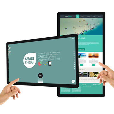China Long Service Life wall mounted android digital signage display 18.5" 19inch LCD all in one pc touch screen supplier