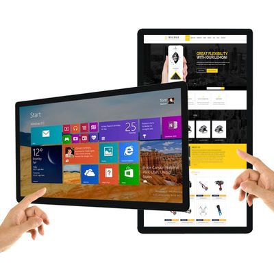 China 27 inch wall-mounted lcd panel WiFi 3G digital network advertising kiosk supplier