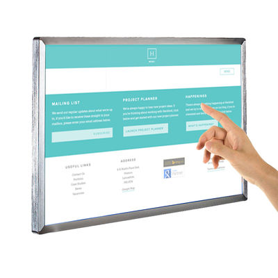 China digital signage 32inch small advertising screens cheap touch screen podium kiosk supplier