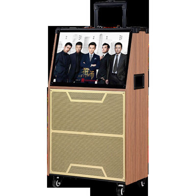 China 15 inch Touch Android wifi screen multi-function Karaoke Video speaker trolley support Bluetooth dj trolley speaker supplier