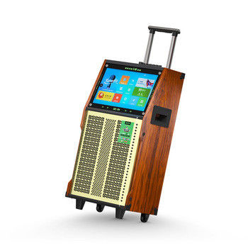 China Family KTV audio karaoke speaker with HD touch screen home KTV sound box /8 inch woofer supplier