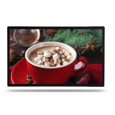 32 inch ultra slim enclosure designed indoor wall advertising machine wall mount advertising player supplier