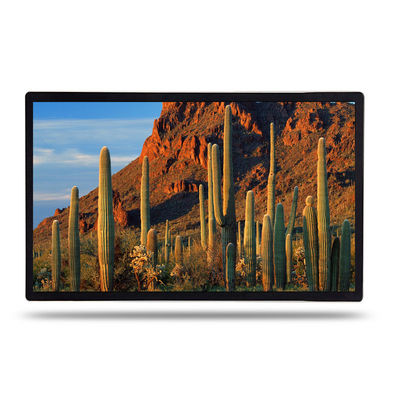 factory directly sell 43 inch wal mount hanging lcd  digital photo frame with weather station supplier