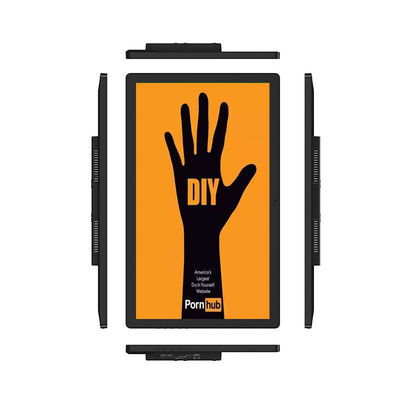 21.5" 22 inc hanging android network lcd menu board double sided kiosks shopping digital signage double screen supplier