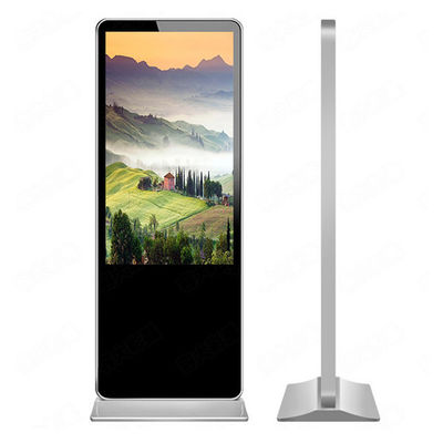 2020 55inch smart waterproof standing advertising system videoo player totem supplier