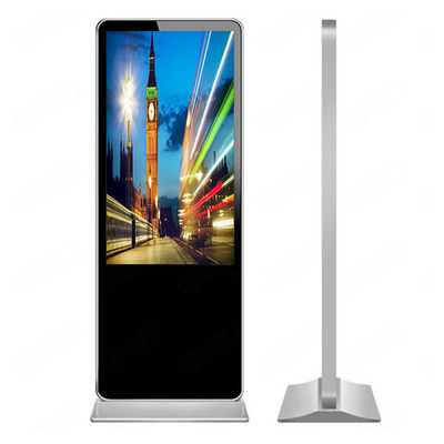 Window Advertising Player 49inch /55inch Floor Stand Double Side Ultra-Thin Digital Signage supplier