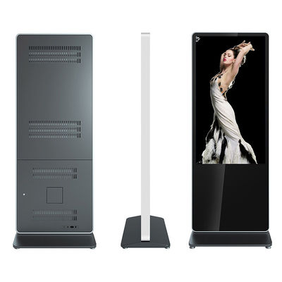 Promotional quadruple digit foldable publicidad publicity 49 50 55inch advertising display screen totem supplier