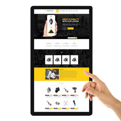 ultra thin indoor wall mounted digital signage advertising player display supplier