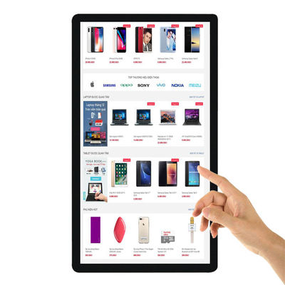 65 Inch wall mounted android tablet Kiosk Digital  signage Advertising Screens for Sale supplier