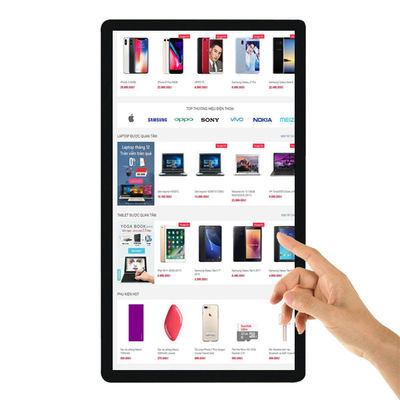 43 inch wifi android indoor wall mounted Icd interactive smart touch screen display supplier