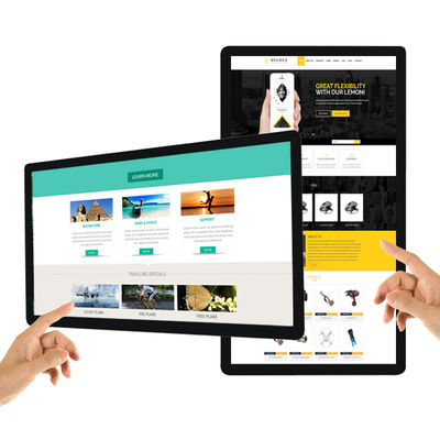 promotion 21.5 Inch 22" Capacitive Touch Elevator Wall Mount Advertising Screen monitors supplier