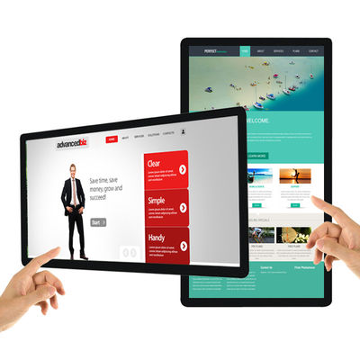55 inch wall mounted advertising player capacitive touch screen advertising player supplier