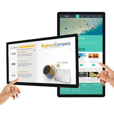 55 inch wall mount display touch monitor kiosk digital signage advertising screen supplier
