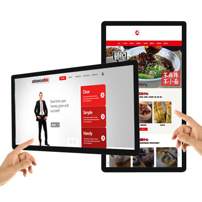 21.5 inch Restaurant E-Poster Screen Media Monitor LCD android advertising display Wall Mounted kiosk supplier