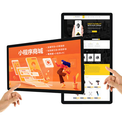 18.5inch Wall mounted wifi USB android windows advertising kiosk digital signage advertising network for public place supplier