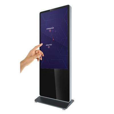 43 inch floor standing LCD photo booth touch screen kiosk with camera printer supplier