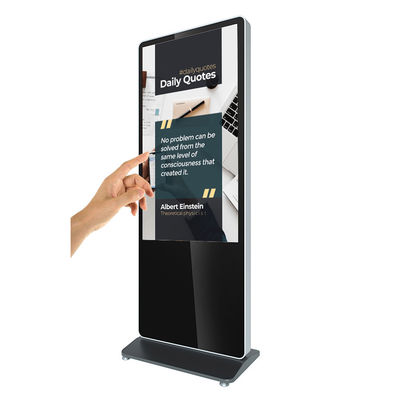 55' interactive touch screen wedding kiosk with wifi HD 1080p stand alone for shopping guide supplier