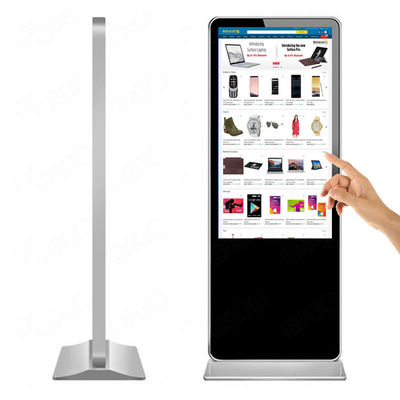 43' stand alone lcd digital building signage infrared touch screen player all in one pc display HD 1080p supplier