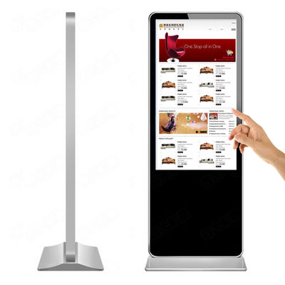 43inch standalone lcd display full new interactive IR touch screen self-service terminal kiosk supplier