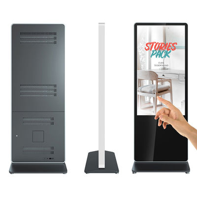 49 inch indoor lcd landscape touch screen advertising floor standing displays kiosk player supplier