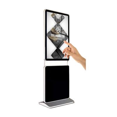 hot sale 55 inch i3 pc public place HD multimedia high resolution information kiosk supplier