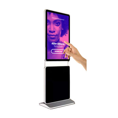 55 inch indoor double sided lcd kiosk display 55 inch digital signage player full hd advertising touch screen kiosk supplier