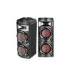 double 6inch portable mini bt battery speaker with LED light