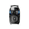 8 inch 15inch karaoke ibastek portable trolley speaker with battery and wheels