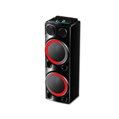 2020 double 10 inch dj loudest rechargeable BT portable trolley speaker